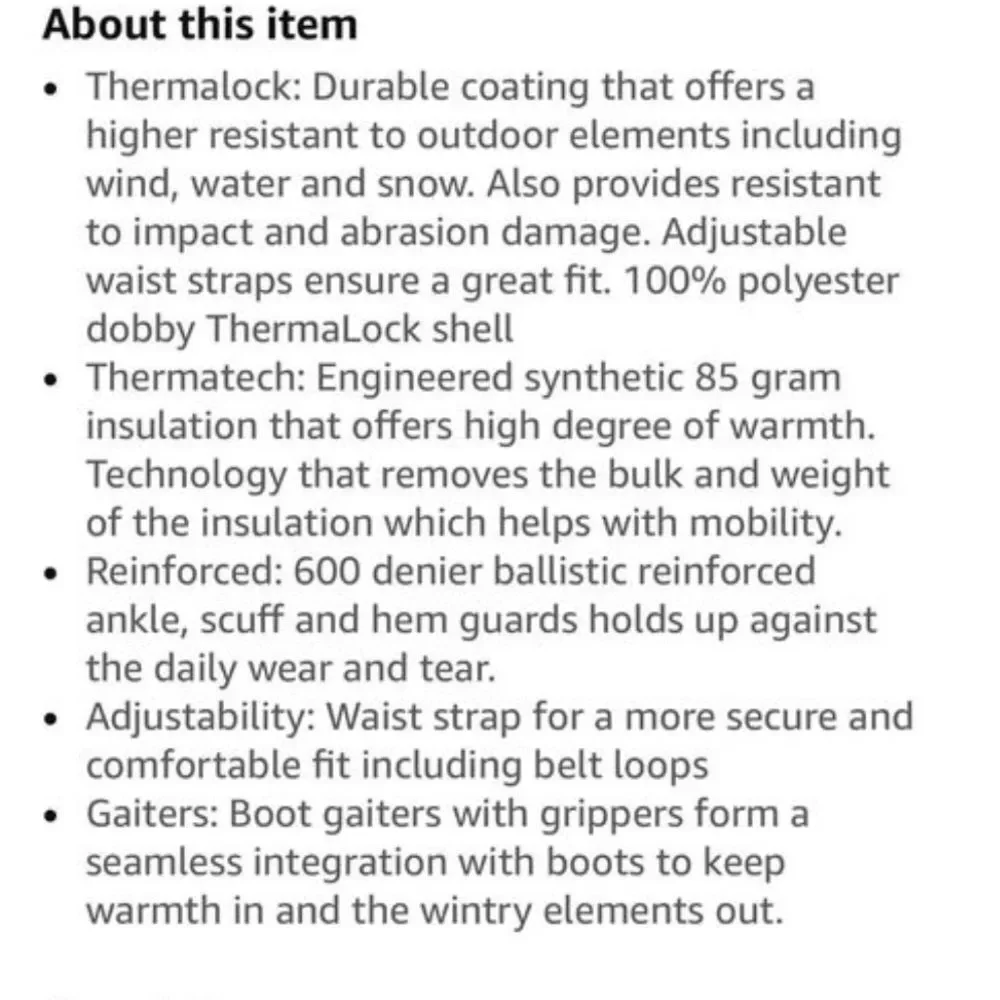 *NEW* With Tags Arctik Ladies Black Snow Ski/ Sports Pants